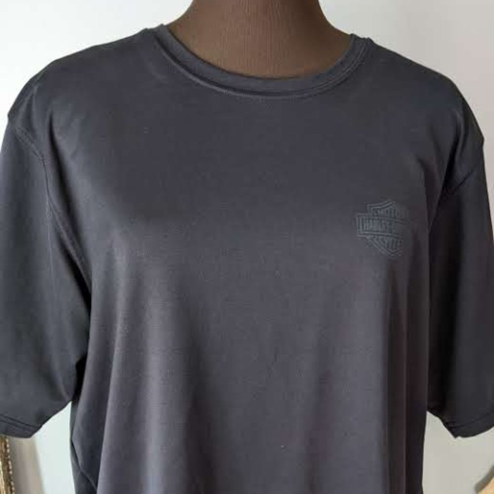 Harley Davidson Men's Black Casual Shirt Short Sleeves Size